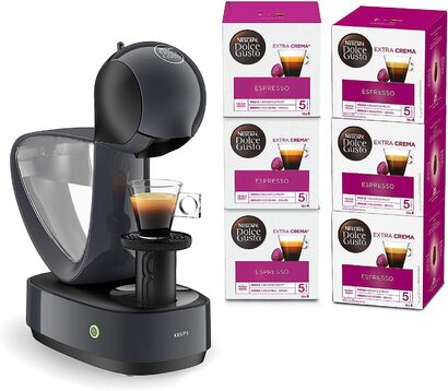 Капсульная кофемашина 1.2 л 1500 Вт, черная Nescafé Dolce Gusto Infinissima Krups