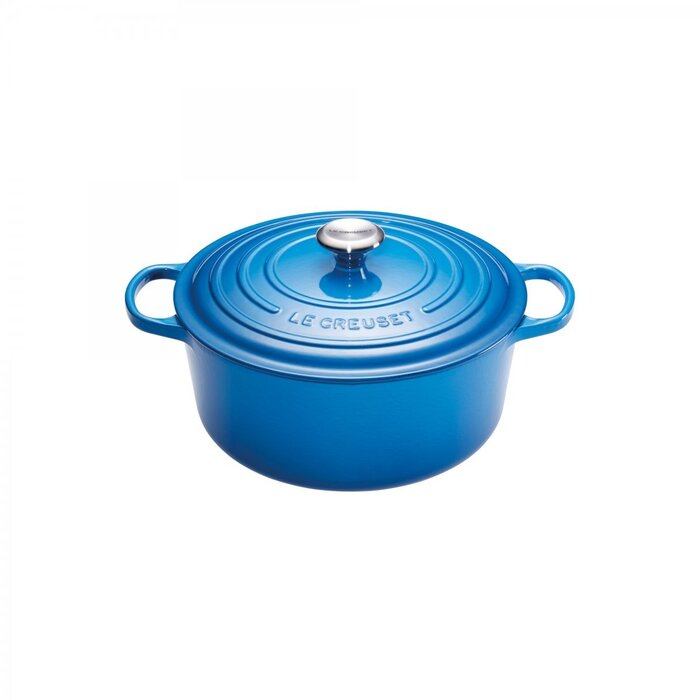 Кастрюля / жаровня 20 см, синий Le Creuset