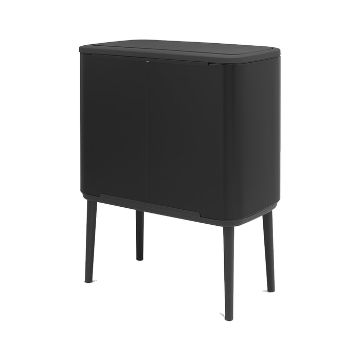 Мусорный бак 3х11 л черный матовый Bo Touch Bin Brabantia