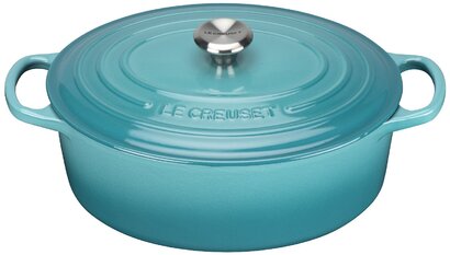 Гусятница / жаровня 27 см, бирюзовый Le Creuset