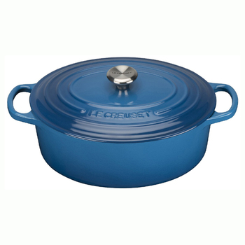 Гусятница / жаровня с крышкой 27 см, синий Le Creuset