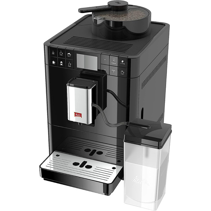 Кофемашина на 2 чашки с вспенивателем молока <b>Melitta</b> F57/0-102 Varianza CSP, черная