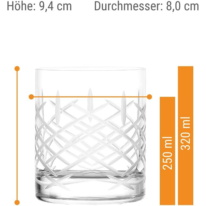 Набор стаканов для виски 6 шт. 320 мл, New York Bar Club Stölzle Lausitz