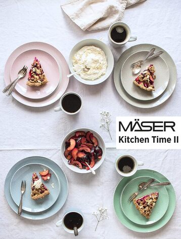 Набор столовой посуды на 4 человека 16 предметов Kitchen Time II MÄSER