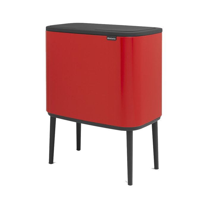 Мусорный бак 3х11 л красный Bo Touch Bin Brabantia