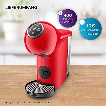 Капсульная кофемашина 0.8 л 1500 Вт, красная NESCAFÉ Dolce Gusto Genio S Plus KP3405 Krups