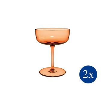 Набор из 2 бокалов для шампанского/десерта 0,1 л Apricot Like Glass Villeroy & Boch