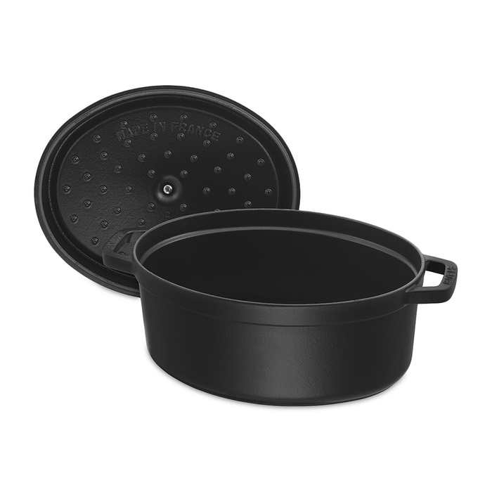 Кокот овальный 29 см, черный Staub