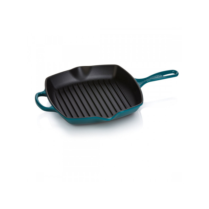 Сковорода гриль квадратная 26 см Deep Teal Le Creuset