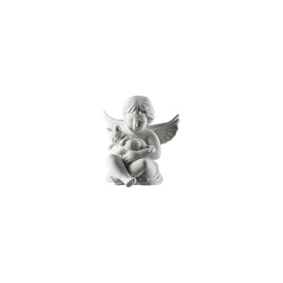 Фигурка "Ангел с котом" 10,4 см матовая Angels Rosenthal