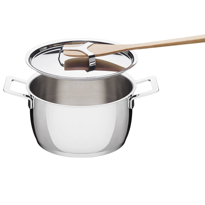 Кастрюля с двумя ручками 16 см 1,6 л металлик Pots & Pans Alessi