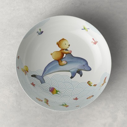 Тарелка детская для супа 18,7 см Happy as a Bear Villeroy & Boch