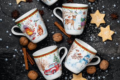 Кружка "Встреча Санта-Клаусов" 0,4 л Christmas Mugs Seltmann Weiden