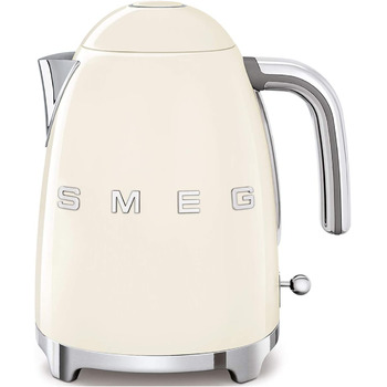 Лектрический чайник Smeg KLF03CREU, 1,7 л, 2400 Вт, одноместнй кремовй