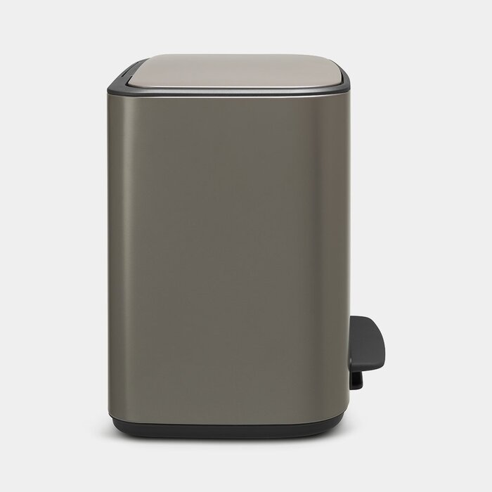 Мусорный бак с педалью 3х11 л платиновый трехсекционный Pedal Bin Bo Brabantia