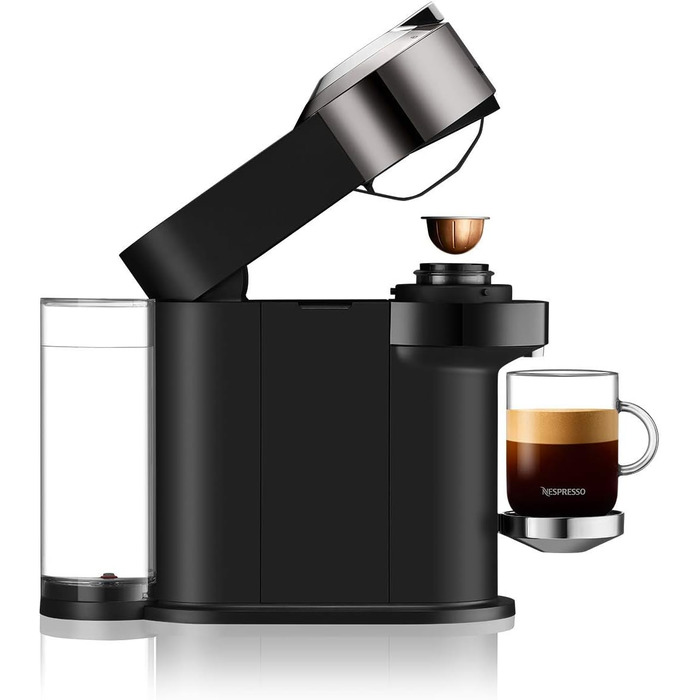 Капсульная кофемашина 1.1 л 1260 Вт, черная Nespresso Vertuo Next XN910C Krups