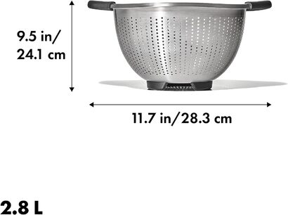 Дуршлаг из нержавеющей стали 2,8 л OXO