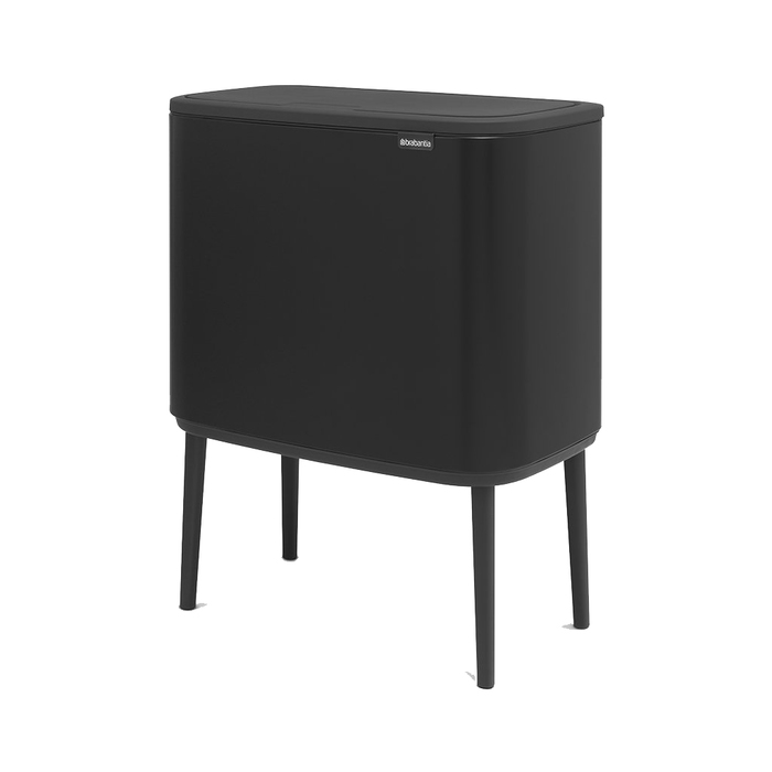 Мусорный бак 3х11 л черный матовый Bo Touch Bin Brabantia