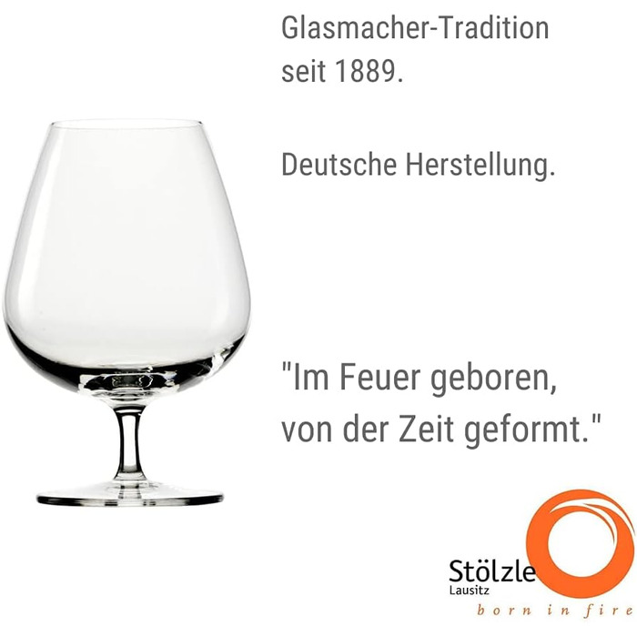 Набор бокалов для коньяка 6 шт. 610 мл, Grandezza Stölzle Lausitz 