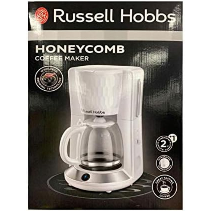 Кофемашина 950 Вт, 1,25 л Russell Hobbs Honeycomb 