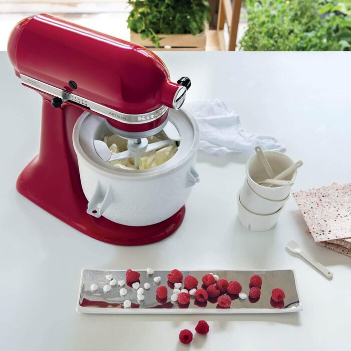 Миска для приготовления мороженого для кухонного комбайна 1.9 л, белая KitchenAid