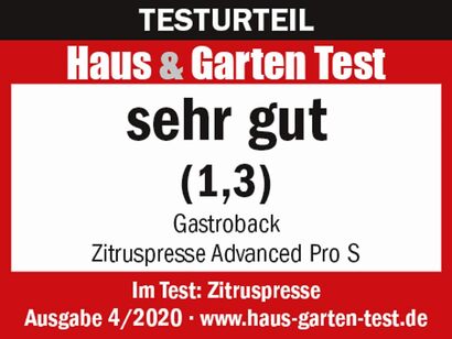 Электрический пресс для цитрусовых GASTROBACK 41150 Advanced Pro S, 100 Вт