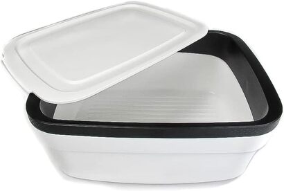 Хлебница TUPPERWARE BrotMax, черно-белого цвета