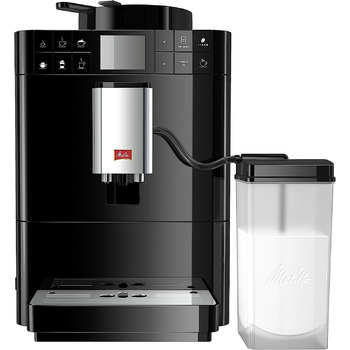 Кофемашина на 2 чашки с вспенивателем молока <b>Melitta</b> F57/0-102 Varianza CSP, черная