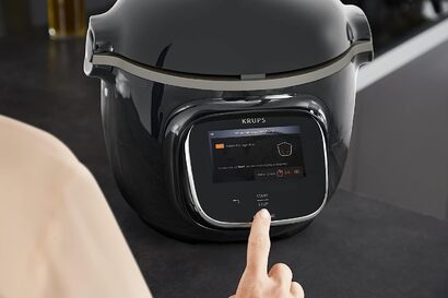 Мультиварка 6 л 1000 Вт, черная Cook4Me Touch CZ9128 Krups