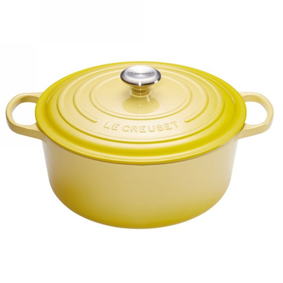 Кастрюля / жаровня с крышкой 20 см, желтый Le Creuset