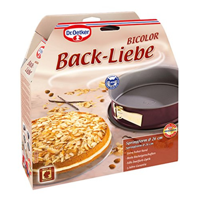 Форма для выпечки разъемная круглая красная Ø 26 см Back-Liebe Bicolor Dr. Oetker