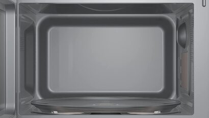 Микроволновая печь серии Bosch FFL023MS2 2, 26 x 44 см, 800 Вт, поворотнй стол 27 см, дверной упор слева, Автопилот 7 7 Автоматические программ, поддержка очистки, светодиоднй сенсорнй дисплей, нержавеющая сталь Нержавеющая сталь (новая) с автоматическими