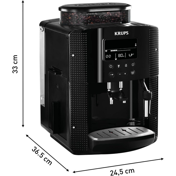 Кофемашина 1.8 л 1450 Вт, с кофемолкой EA815070 Krups