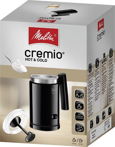 Вспениватель молока 450 Вт, черный Cremio ‎1014-02 Melitta