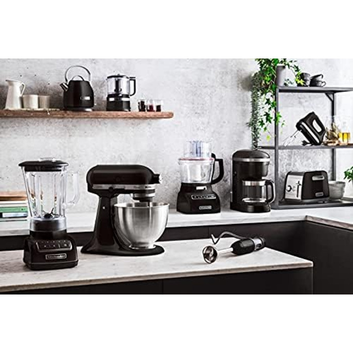 Кухонный комбайн 4.3 л 275 Вт, 10 скоростей, черный KitchenAid