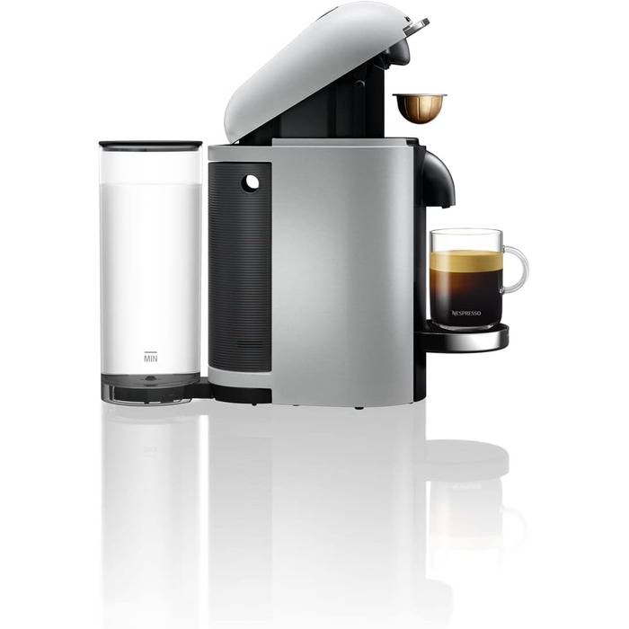 Капсульная кофемашина 1.7 л 1260 Вт, серая Nespresso Vertuo Plus XN900E Krups