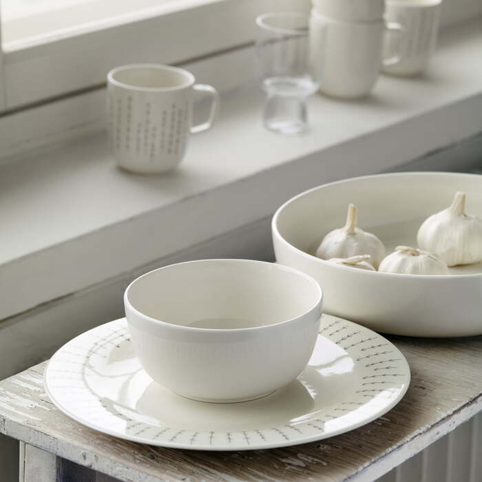 Тарелка Ø 26 см белая Sarjaton Iittala