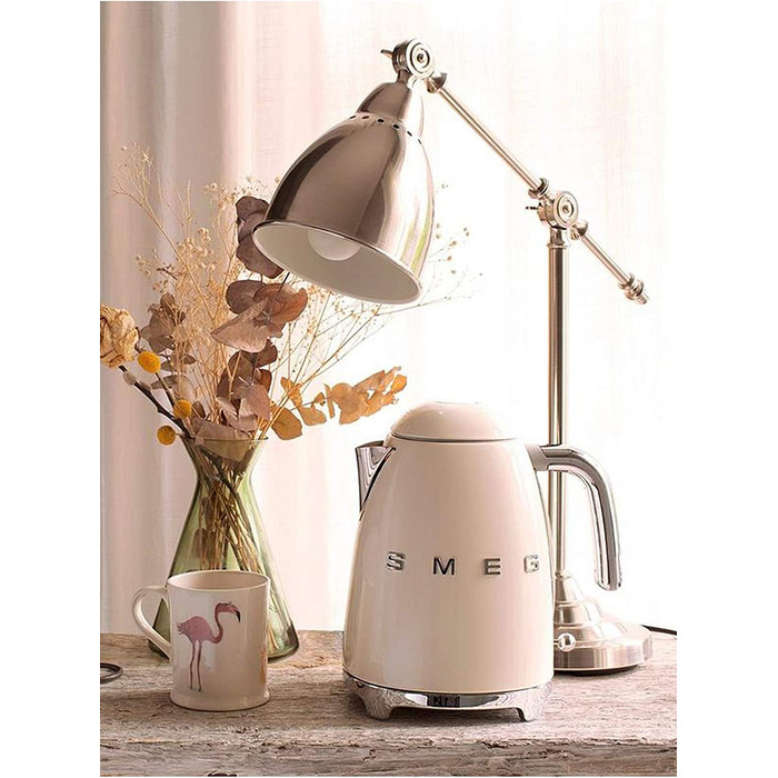 Лектрический чайник Smeg KLF03CREU, 1,7 л, 2400 Вт, одноместнй кремовй