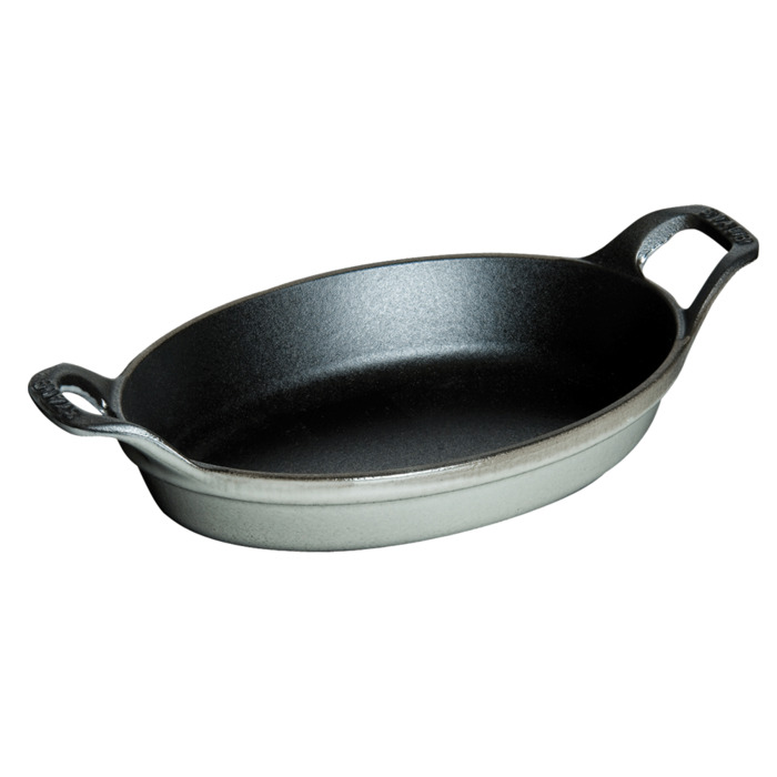 Форма для запекания 24 х 17 см овальная Graphite Grey Staub