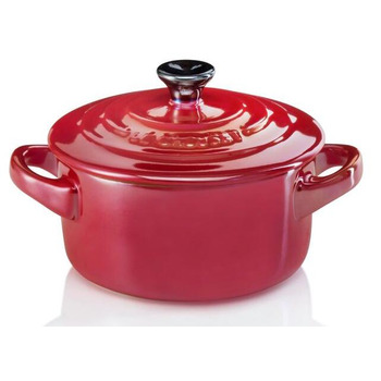 Мини-кастрюля / жаровня 10 см, Metallic Kirschrot Le Creuset