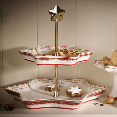 Этажерка 2-ярусная 25,5 см Winter Bakery Delight Villeroy & Boch