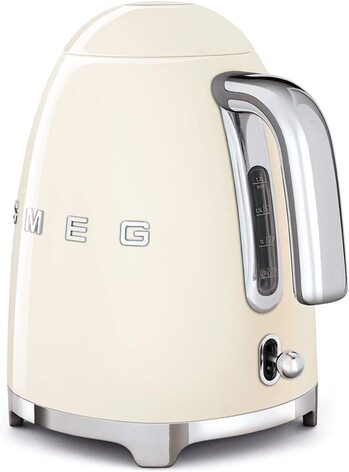 Лектрический чайник Smeg KLF03CREU, 1,7 л, 2400 Вт, одноместнй кремовй