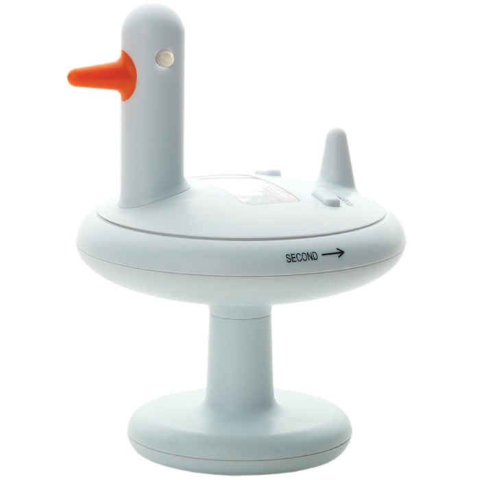 Кухонный таймер 14х10х10 см белый Duck Alessi