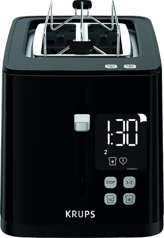 Тостер на 2 ломтика, 7 уровней Smart'n Light KH6418 Krups, электрочайник BW2441 Pro Aroma Krups