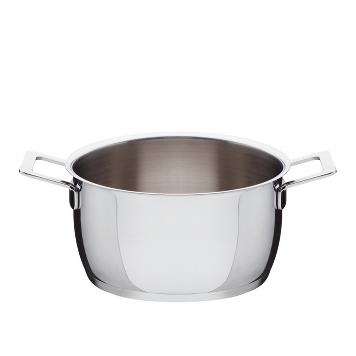 Кастрюля с двумя ручками 16 см 1,6 л металлик Pots & Pans Alessi