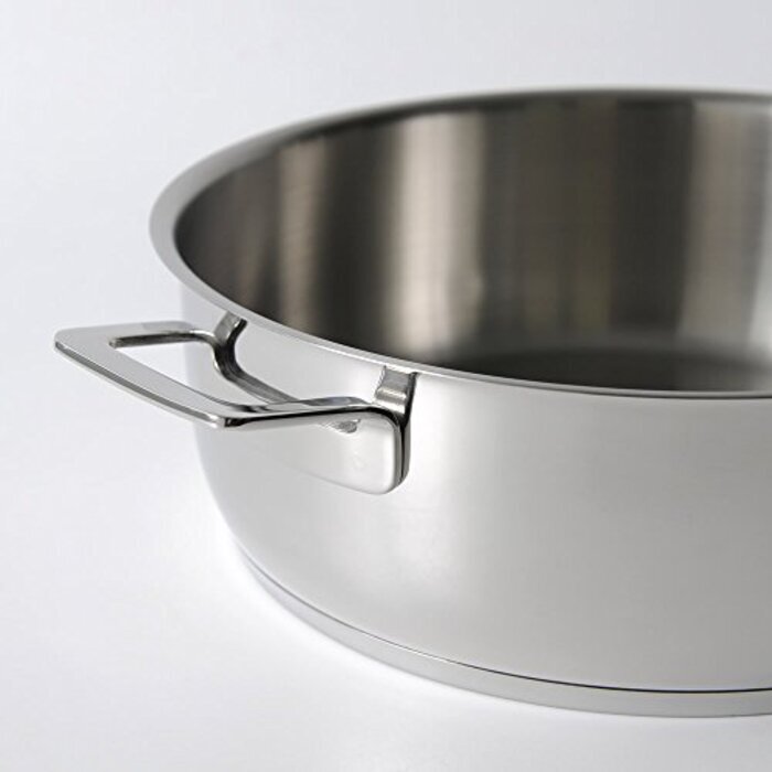 Кастрюля с двумя ручками 24 см 3,4 л металлик Pots & Pans Alessi