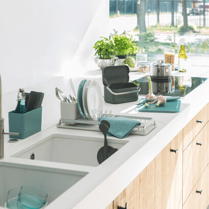 Набор полотенец для посуды, 2 шт 0,5х30х30 см мятный Sink side Brabantia