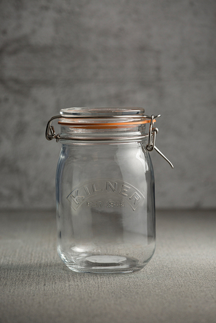 Банка 1 л прозрачная Clip Top Kilner