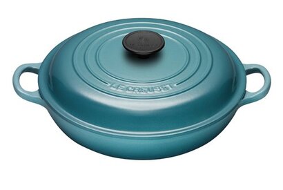 Кастрюля / жаровня 26 см, бирюзовый Le Creuset