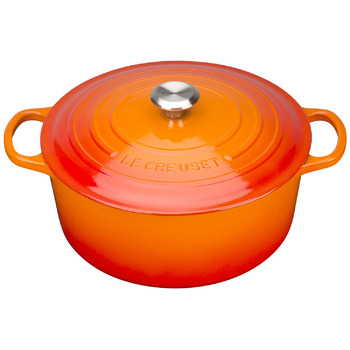 Кастрюля / жаровня 30 см, оранжевый Le Creuset 